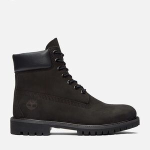 Timberland Black Rugged Boots with High-Top Design